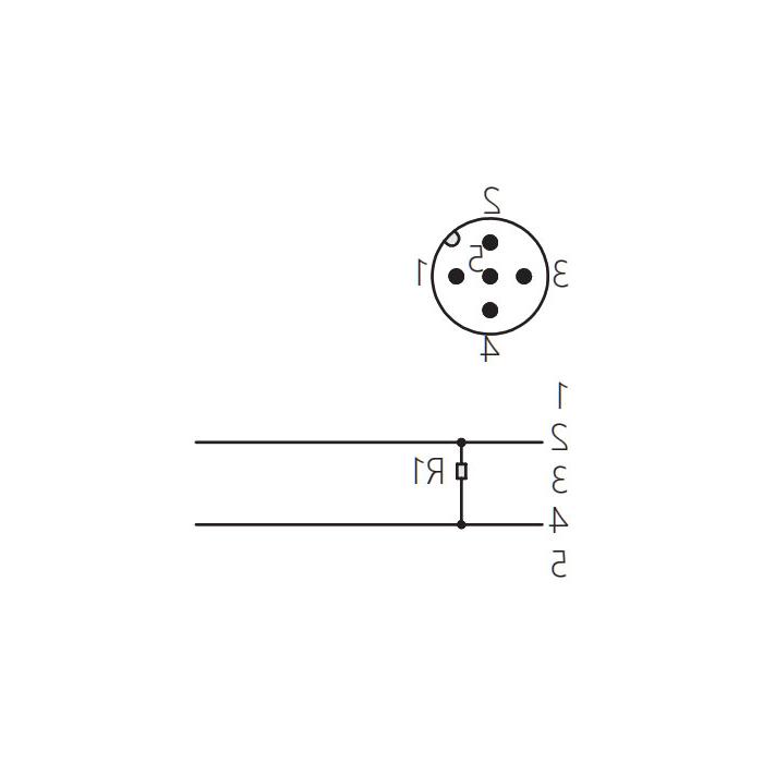 M12 5Pin、Terminating resistor、0C4R31